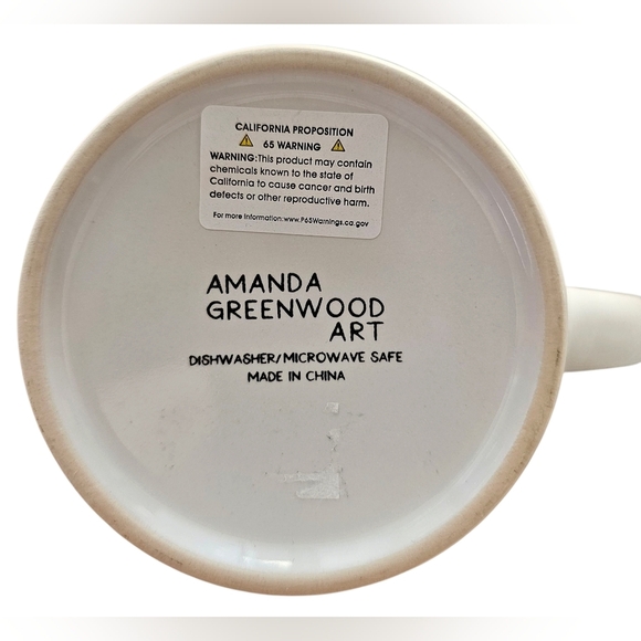 Amanda Greenwood Stylish Women's Bag Collection Mug w/ Red Inside. New W… - Picture 2 of 3